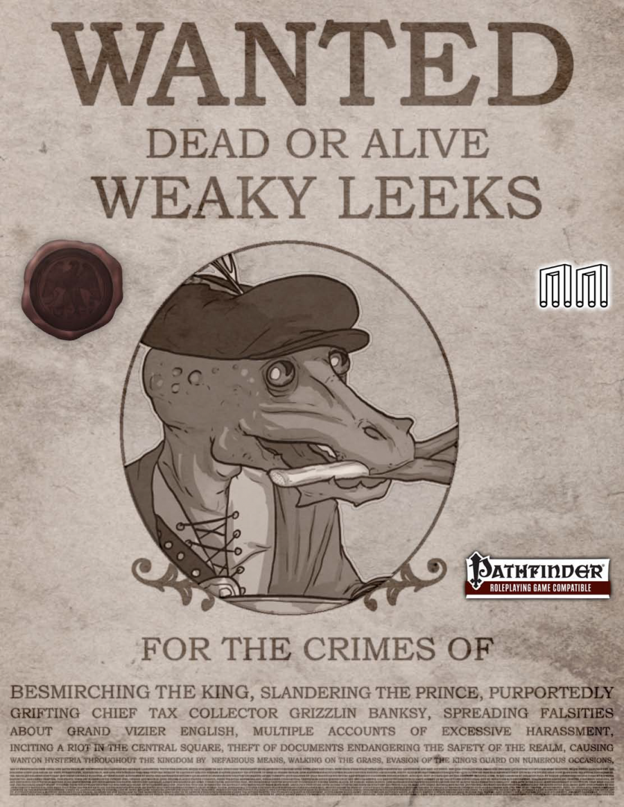 Iconic NPCs Weaky Leeks