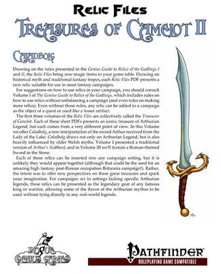 Relic Files: Treasures of Camelot II