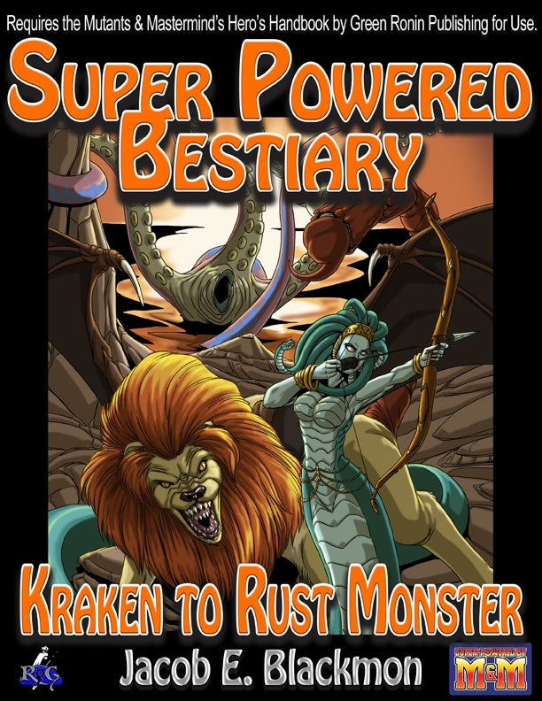 Super Powered Bestiary Kraken to Rust Monster