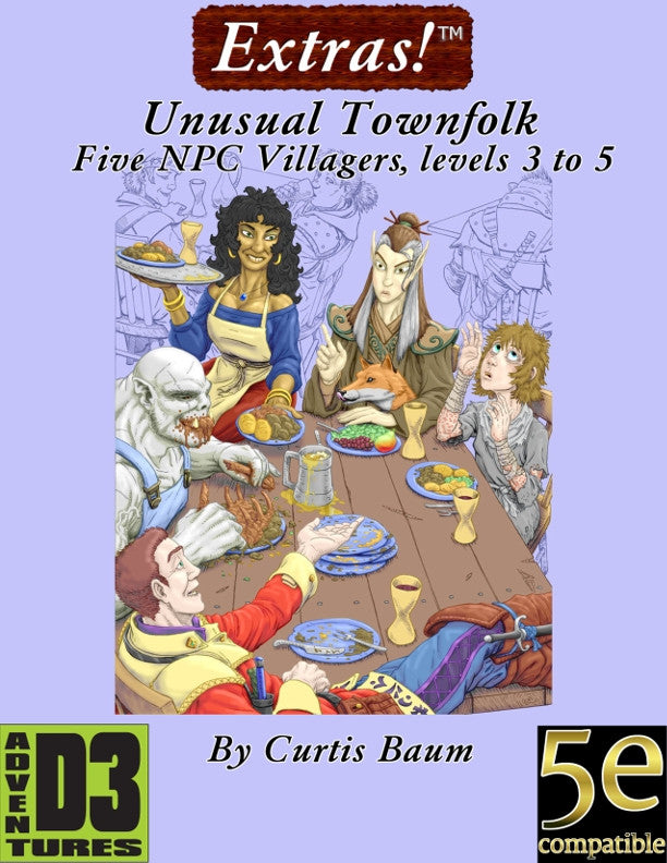 Extras! Unusual Townfolk 5E