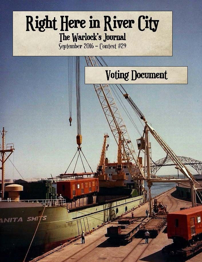 Right Here in River City: Warlock's Journal Contest #29