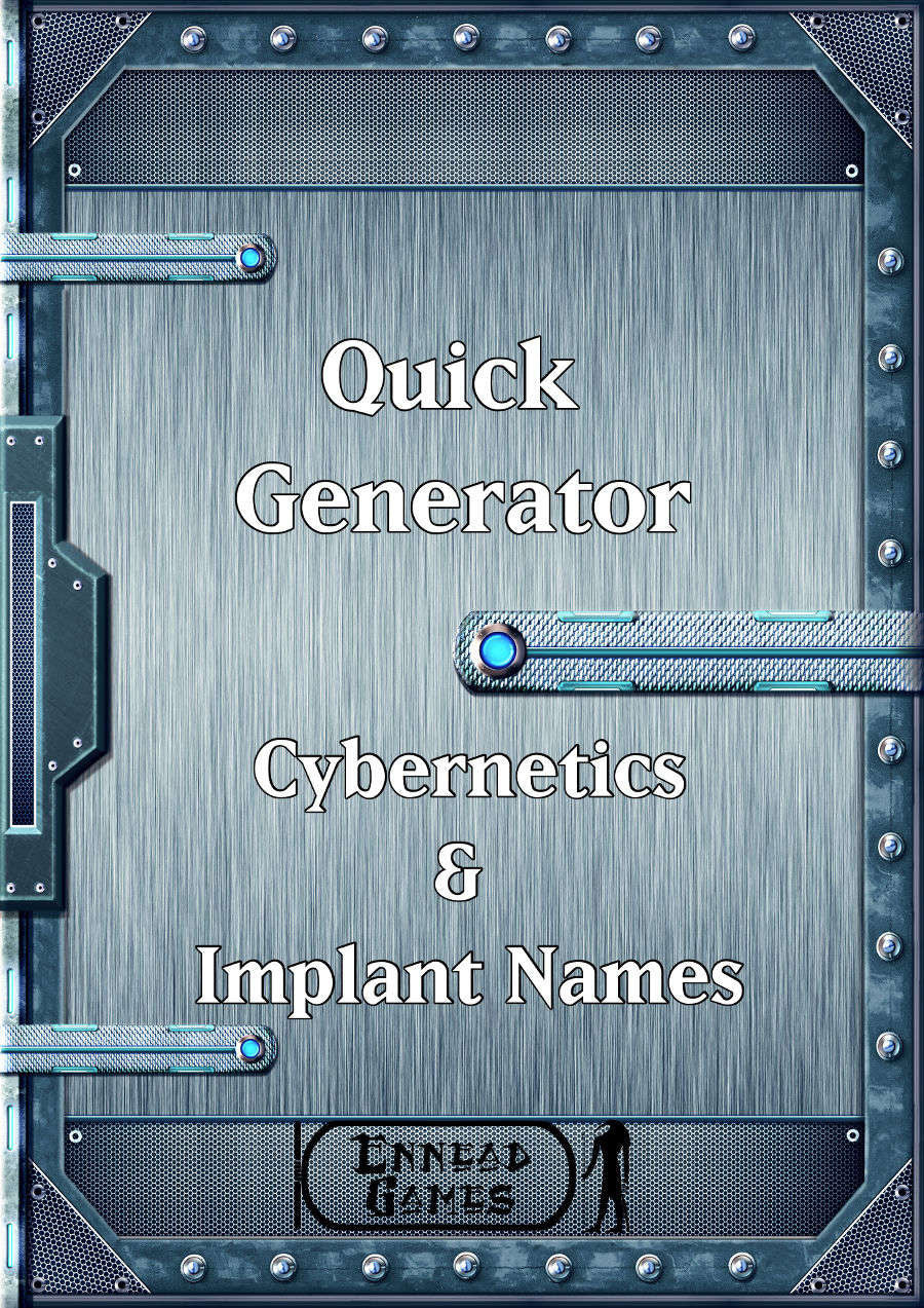 Quick Generator - Cybernetics & Implant Names