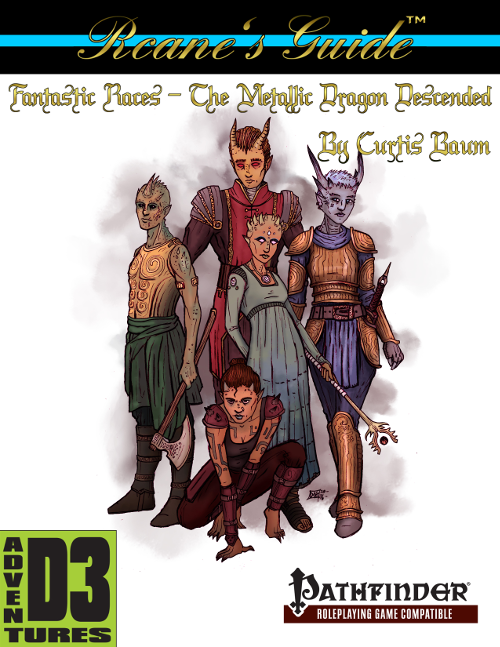 Rcane's Guide to Fantastic Races: The Metallic Dragon Descended (PF)