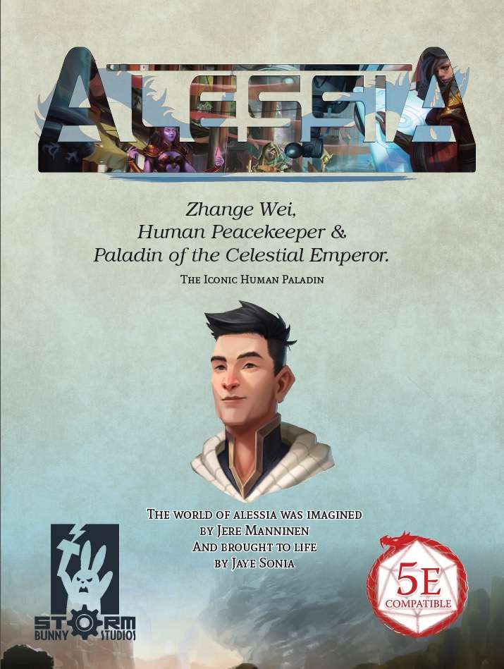 Alessia Promo PDF - Zhang Wei, Human Peacekeeper and Paladin of the Celestial Emperor