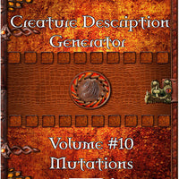 Creature Description Generator - Volume 10 - Mutations