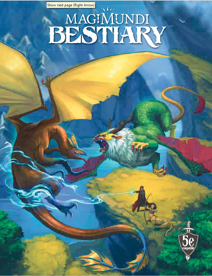 Magimundi 5e Monster Manual & Bestiary for 5th Edition