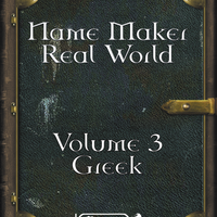 Name Maker Real World Volume 3 Greek