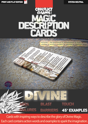 Magic Description Cards: Divine Magic