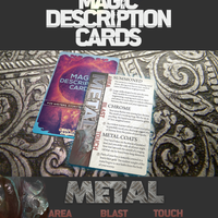 Magic Description Cards: Metal Magic