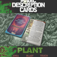 Magic Description Cards: Plant Magic