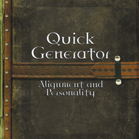Quick Generator - Alignment and Personality