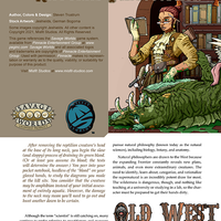Old West Archetypes: Natural Philosopher