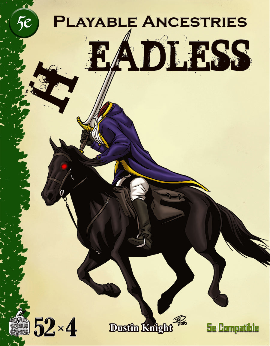 Week 43: Playable Ancestries: Headless (5e)