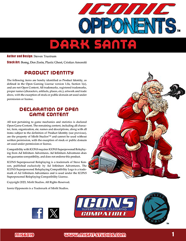 Iconic Opponents: Dark Santa