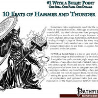 #1 with a Bullet Point: 10 Feats of Hammer and Thunder