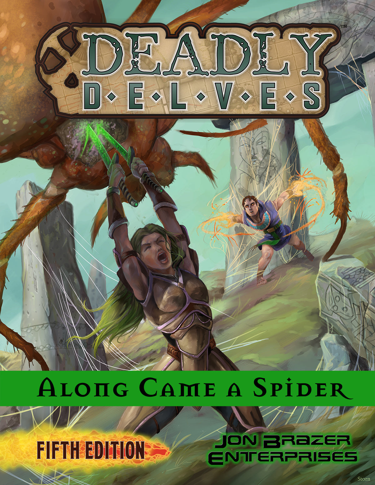 Deadly Delves: Along Came a Spider (5e) (2019 edition)