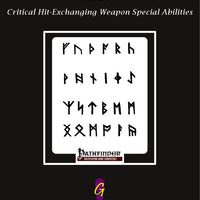 Annals of the Drunken Wizard - Critical Hit-Exchanging Weapon Special Abilities