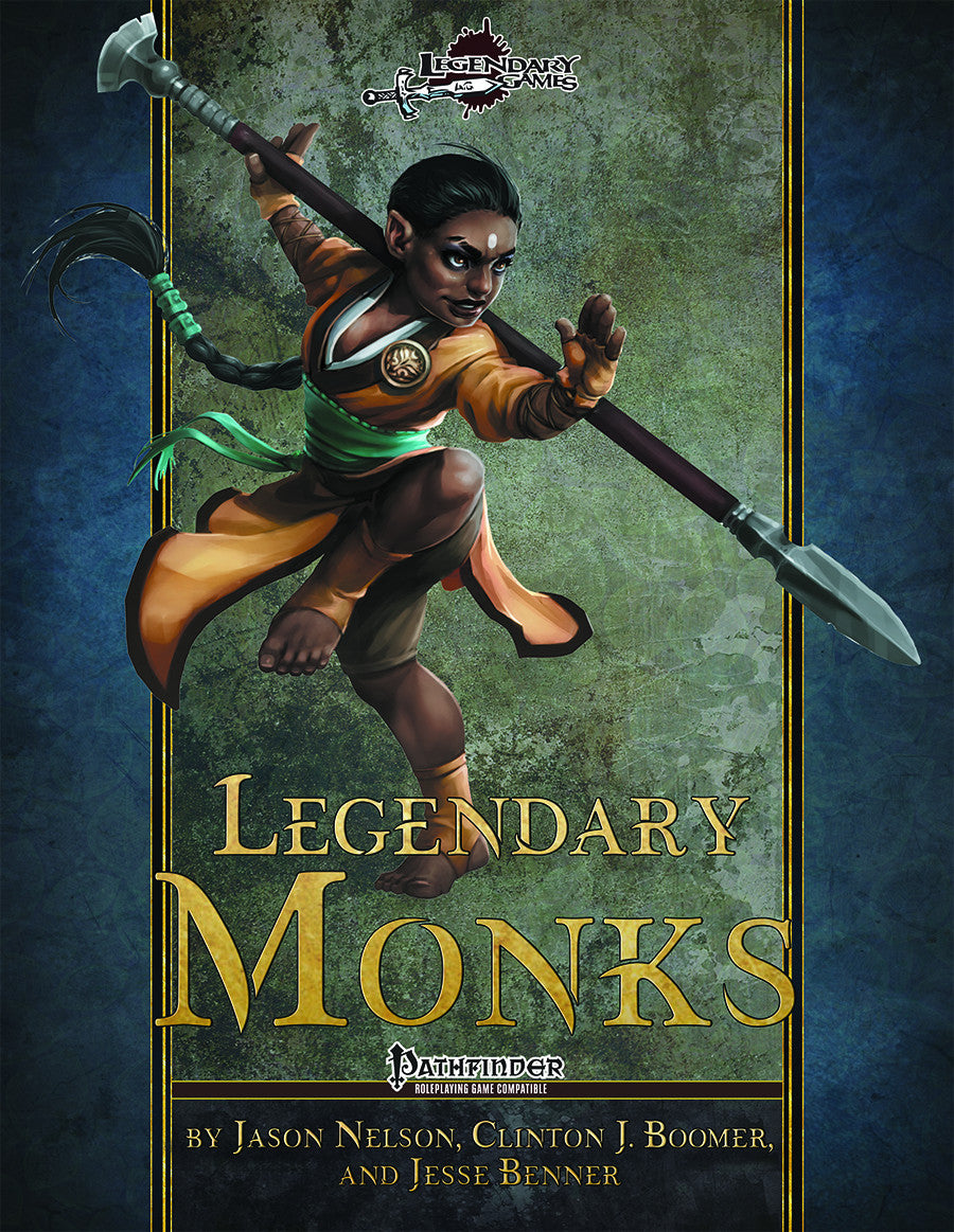 Legendary Monks | Expanded Monk Class Options for Pathfinder RPG