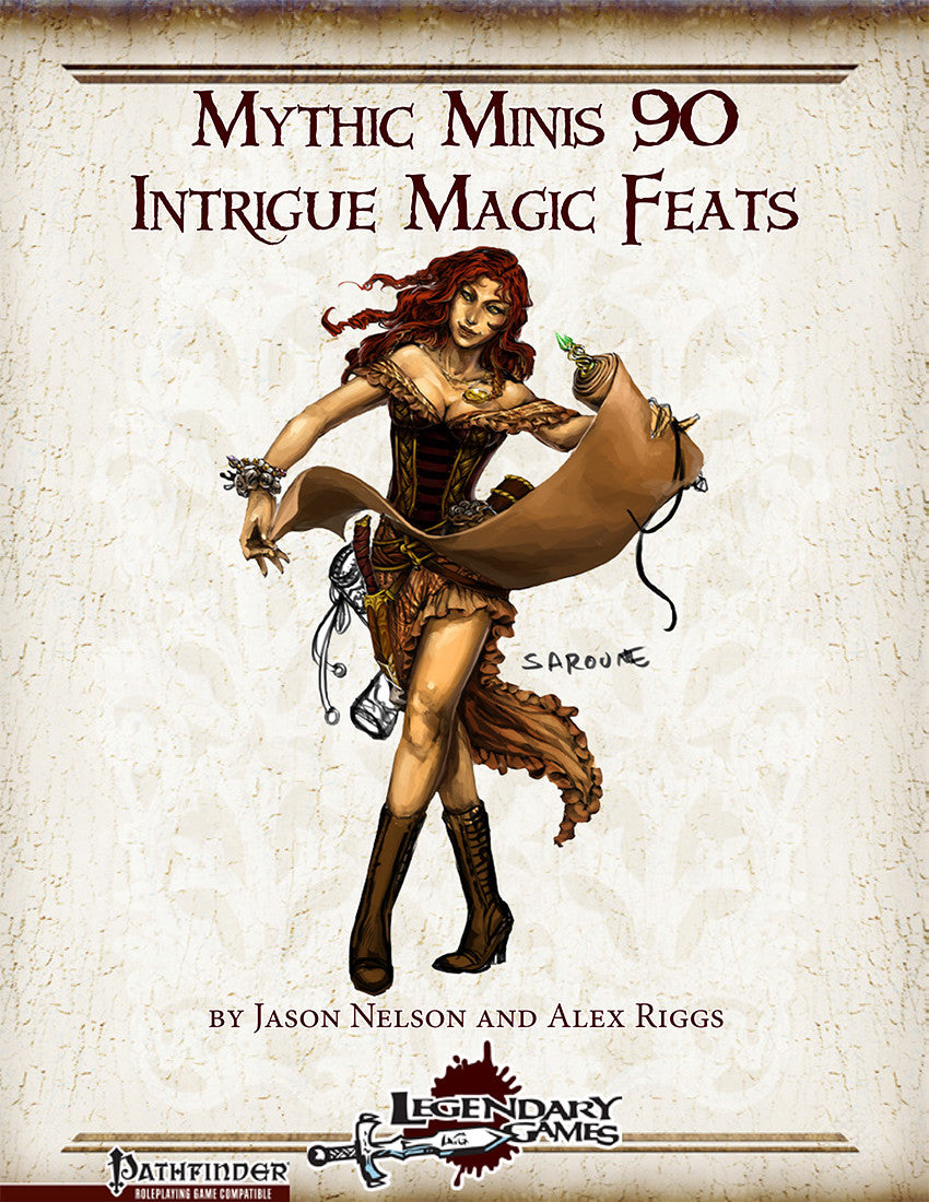 Mythic Minis 90: Intrigue Magic Feats
