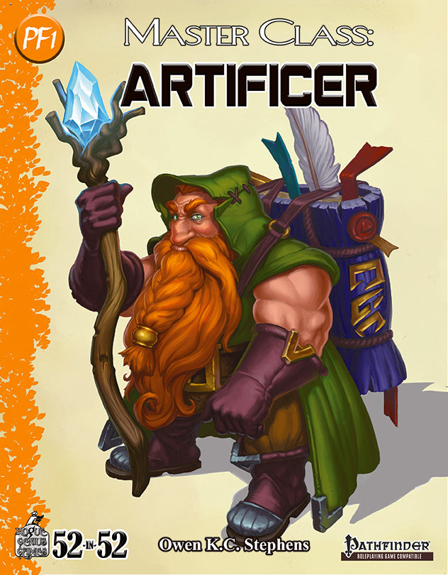 Master Class: Artificer - Ultimate Crafting Class for Pathfinder 1E | Rogue Genius Games