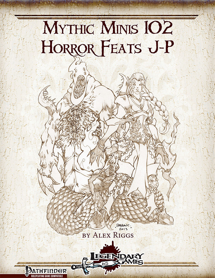 Mythic Minis 102: Horror Feats J-P