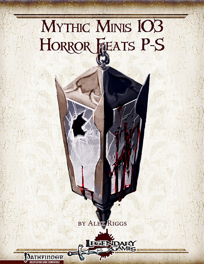 Mythic Minis 103: Horror Feats P-S