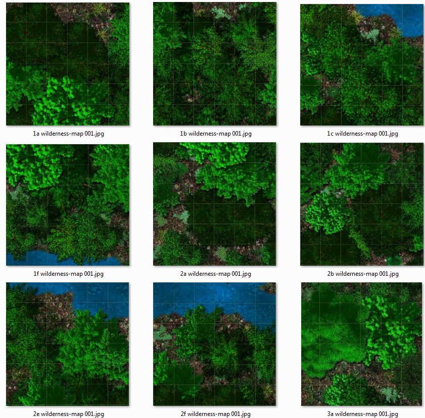 Wilderness Battle Tiles Vol 1