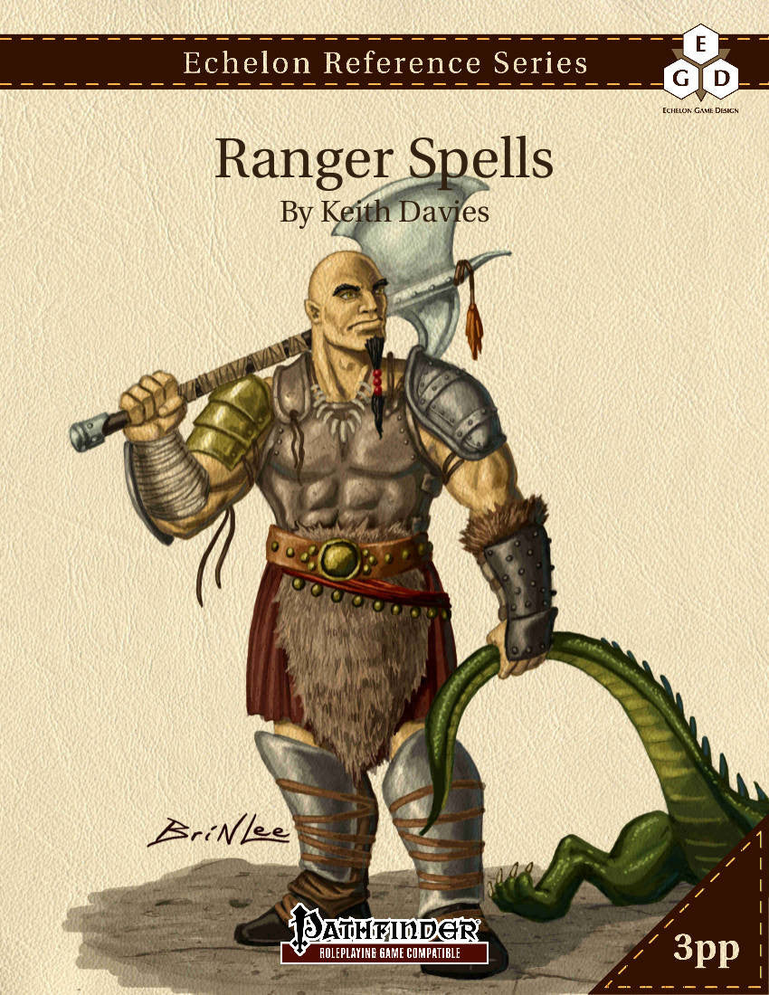Echelon Reference Series: Ranger Spells (3pp+PRD)