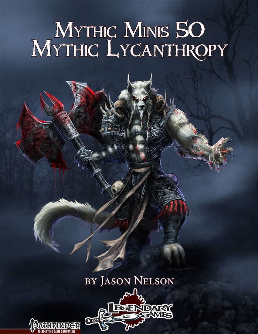 Mythic Minis 50: Mythic Lycanthropy – Pathfinder RPG Mythic Template