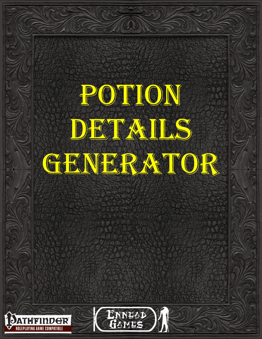 Potion Details Generator