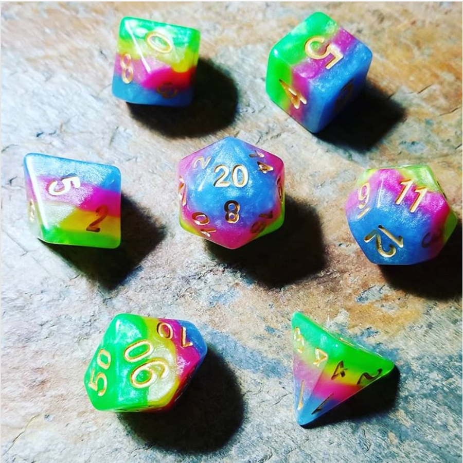 Prismatic Spray Polyhedral 7 Die Set