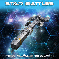 Star Battles: Hex Space Maps 1 (Starfinder RPG)