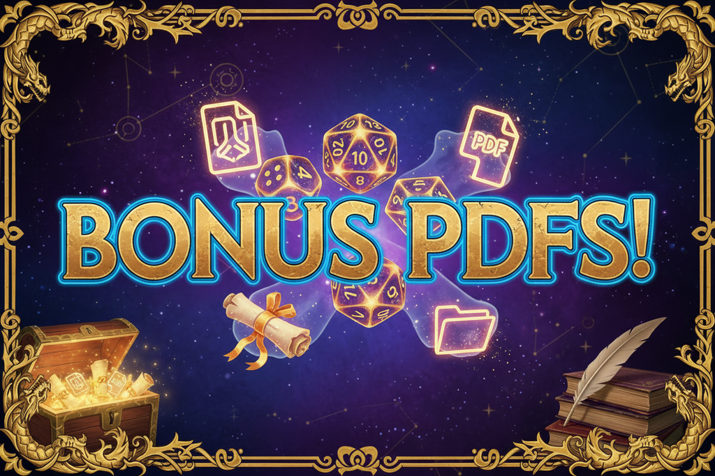 Bonus Collections Free Bonus PDFs for Tabletop RPG & Gaming Products - Open Gaming Store ...