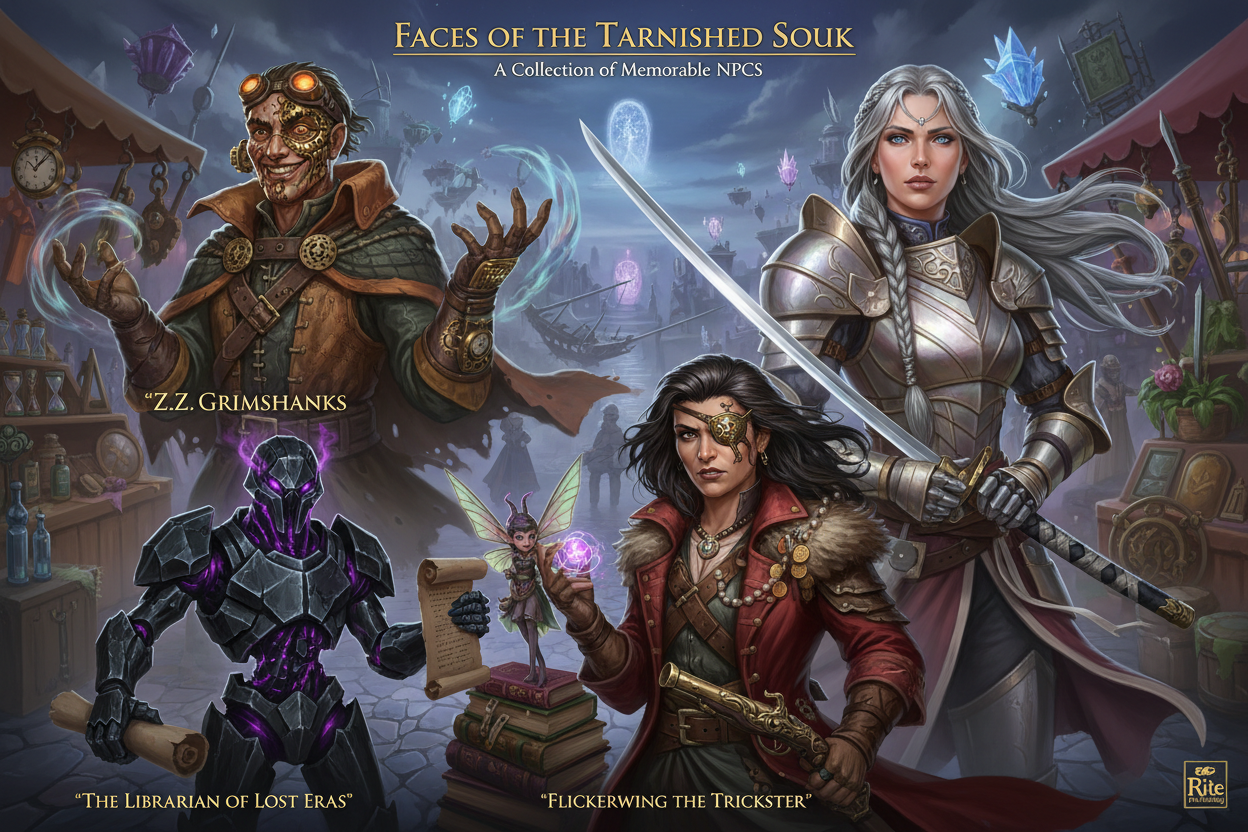 Faces of the Tarnished Souk