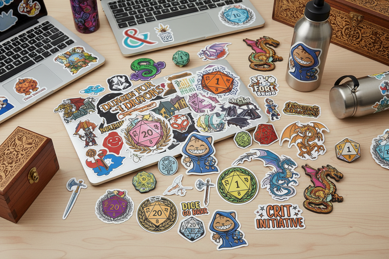 Stickers, Labels, and Pins