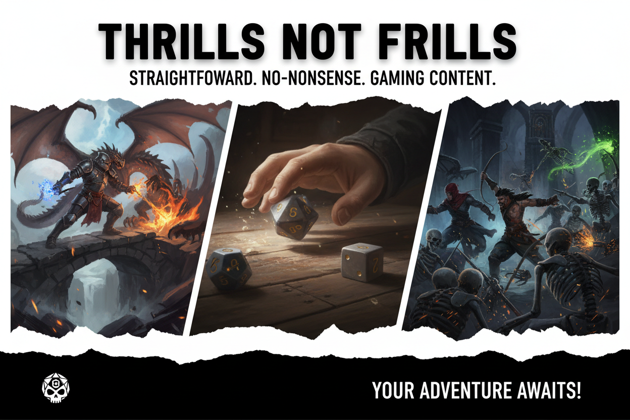 Thrills not Frills