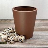 Flexible Dice Cup (Brown)