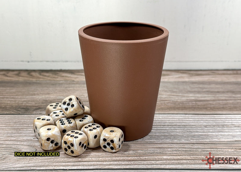 Flexible Dice Cup (Brown)