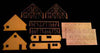 One StoryMedium Half Timber House with attic (MDF) - 15MMDF305