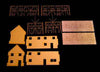 Two Story Large Half Timber House (MDF) - 15MMDF303