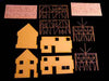 Two Story Medium Half Timber House (MDF) - 15MMDF302