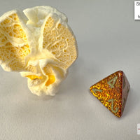 Glitter Gold/silver Mini-Polyhedral 7-Die Set (Mini Poly Release 3)