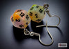 Hook Earrings Festive® Circus™ Mini-Poly d20 Pair