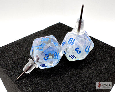 Stud Earrings Borealis® Icicle™ Mini-Poly d20 Pair