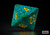 Speckled Primula 8-Sided Doubling Cube | 1-128 Backgammon Type Novelty Dice