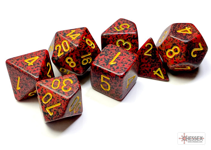 Chessex Polyhedral 7-Dice Set | Classic RPG Dice Set