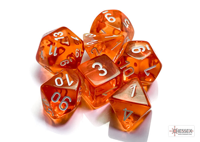 Chessex Polyhedral 7-Dice Set | Classic RPG Dice Set