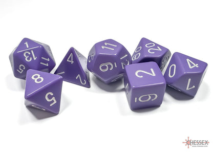 Chessex Polyhedral 7-Dice Set | Classic RPG Dice Set