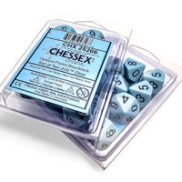 Opaque Pastel Blue/back | 7-Dice, 16mm, 12mm, d10s by Chessex