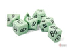 Opaque Pastel Green/back | 7-Dice, 16mm, 12mm, d10s by Chessex